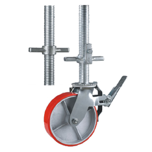 Hollow screw stem scaffolding caster wheels, SCFDL8-5