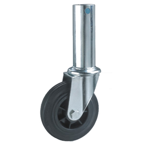 Hollow stem scaffold caster wheels, SCFDH1-4