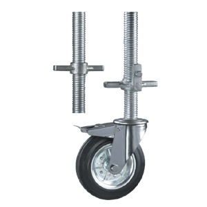 Rubber scaffolding caster wheels, SCFDL1-6