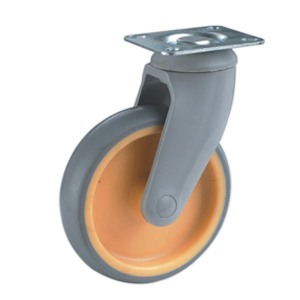 Swivel plate hospital casters, P95SP-4