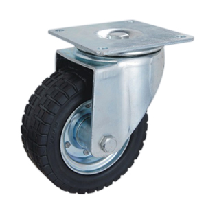 Heavy duty Rubber twin wheels caster, TWHG-5