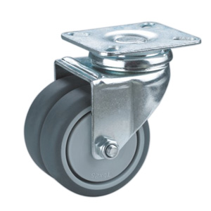 Swivel twin wheels caster, M58SP-2