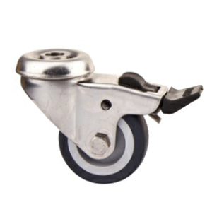 Bolt hole stainless steel caster wheels, SS58BSB-2