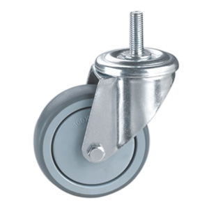 Screw stem soft caster wheels, P97T-3