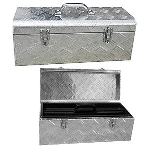 Aluminium tool boxes with tool tray, ATB-004