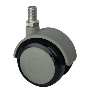 Medical trolley caster wheels, M28T-2