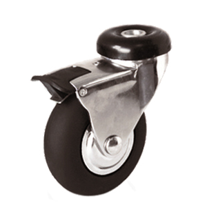 Neoprene rubber chair casters, M29BSB-2