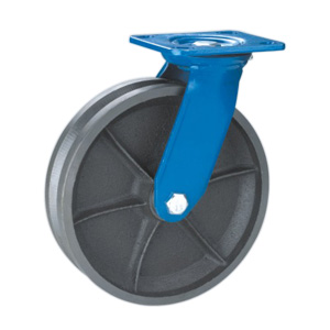 swivel V groove cast iron casters wheels, VGSP-4”/5”/6”/8”