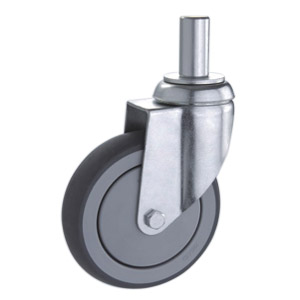 Casters for medical trolley, P28GS-3
