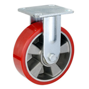 Polyurethane on aluminum caster wheels, H90R-5”/6”/8”