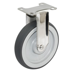 Fixed stainless steel castor, SS61R-3”/4”/5”/6”