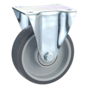 Non marking rubber castors, TR64R-4”/5”