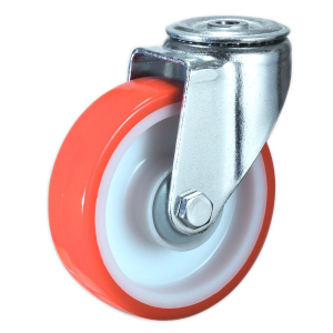 PU casters for trolley, TR63BS-4”/8”