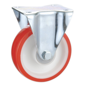 Rigid pu trolley casters, TR63R-4”/5”