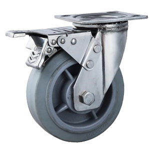 Heavy duty stainless castors, SS35SPB-4”/5”/6”/8”