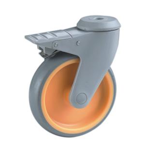 Medical bed casters wheels with bolt hole
