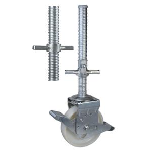 Nylon scaffold caster screw stem