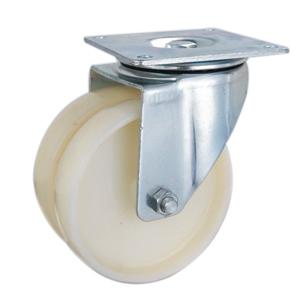 Heavy duty Nylon twin wheels caster