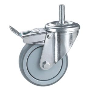 Medical trolley casters