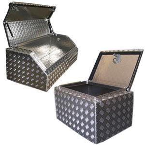 Aluminum storage boxes