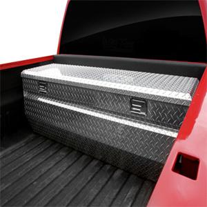 Diamond plate truck tool boxes