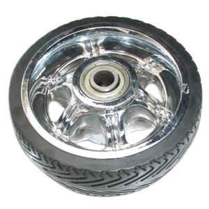 5 inch solid rubber wheels